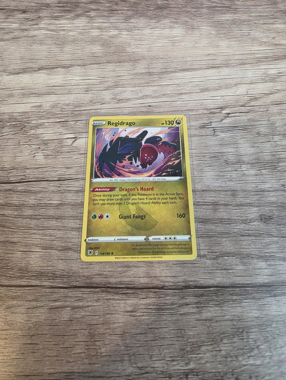 💫BUY 5 FOR $26 Pokemon Regidrago Card